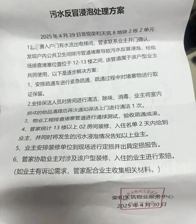 ！业主崩溃：全屋都是无法接受爱游戏app婚房被粪水浸泡(图6)